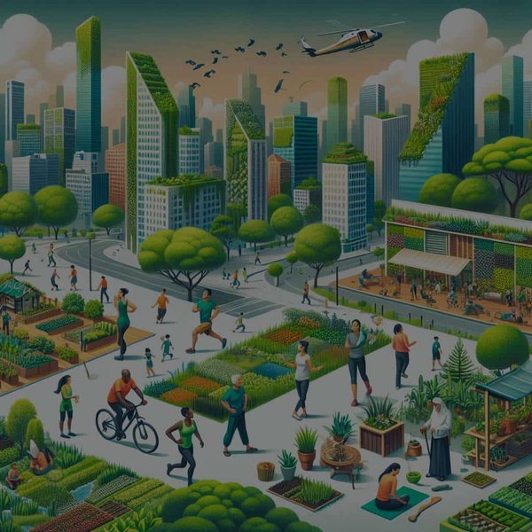 Comment les environnements urbains verts contribuent-ils à la santé publique ?